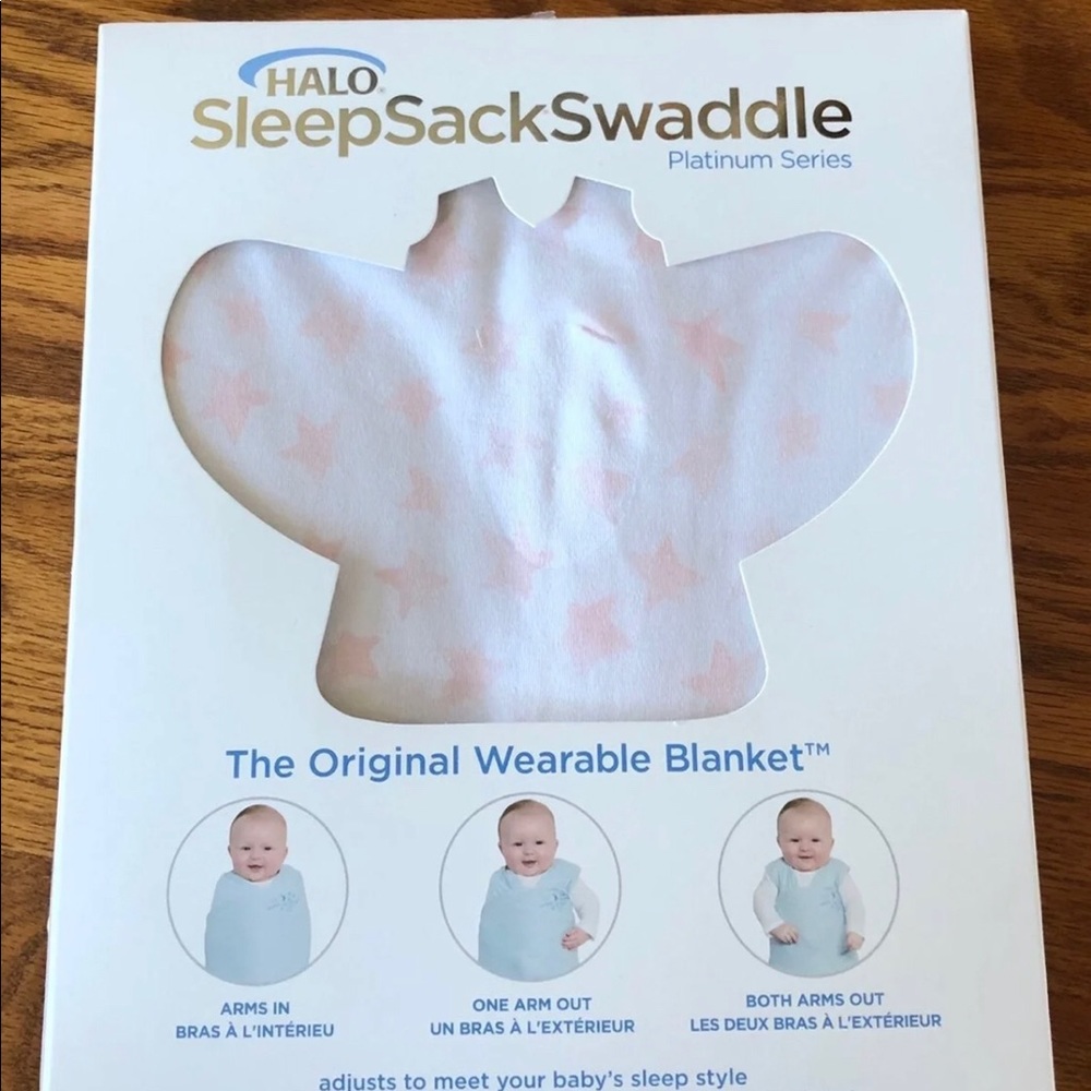 HALO Pink Star Sleep Sack Newborn